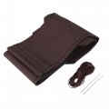 Hand Sewn Steering Wheel Cover Stitch With Needle And Thread Universal Fit 14 6-15 2 Inch 37-38 5cm Dia For Car Truck Coffee 