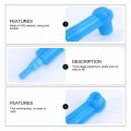 Vicasky 10 Pcs Suction Pipe Joint Brake Fluid Replacement Tool Car Oil System Bleeding Tools Extractor Bleeder Connector Auto