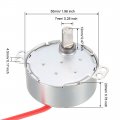 Uxcell Metal Gear Synchronous Synchron Motor Ac 24v 2-2 4rpm 50-60hz Ccw Cw 4w For Microwave Oven
