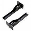 Kuafu Rear Bumper Bracket Compatible With 1986-2001 Jeep Cherokee Xj Black Alloy Steel 2 Pcs