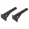 Kuafu Rear Bumper Bracket Compatible With 1986-2001 Jeep Cherokee Xj Black Alloy Steel 2 Pcs