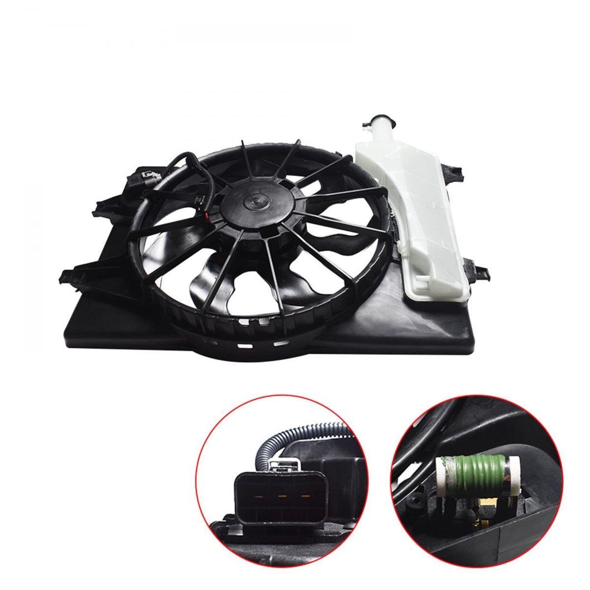 Condenser Radiator Cooling Fan Replacement For 2017-2018 Hyundai Elantra Gt