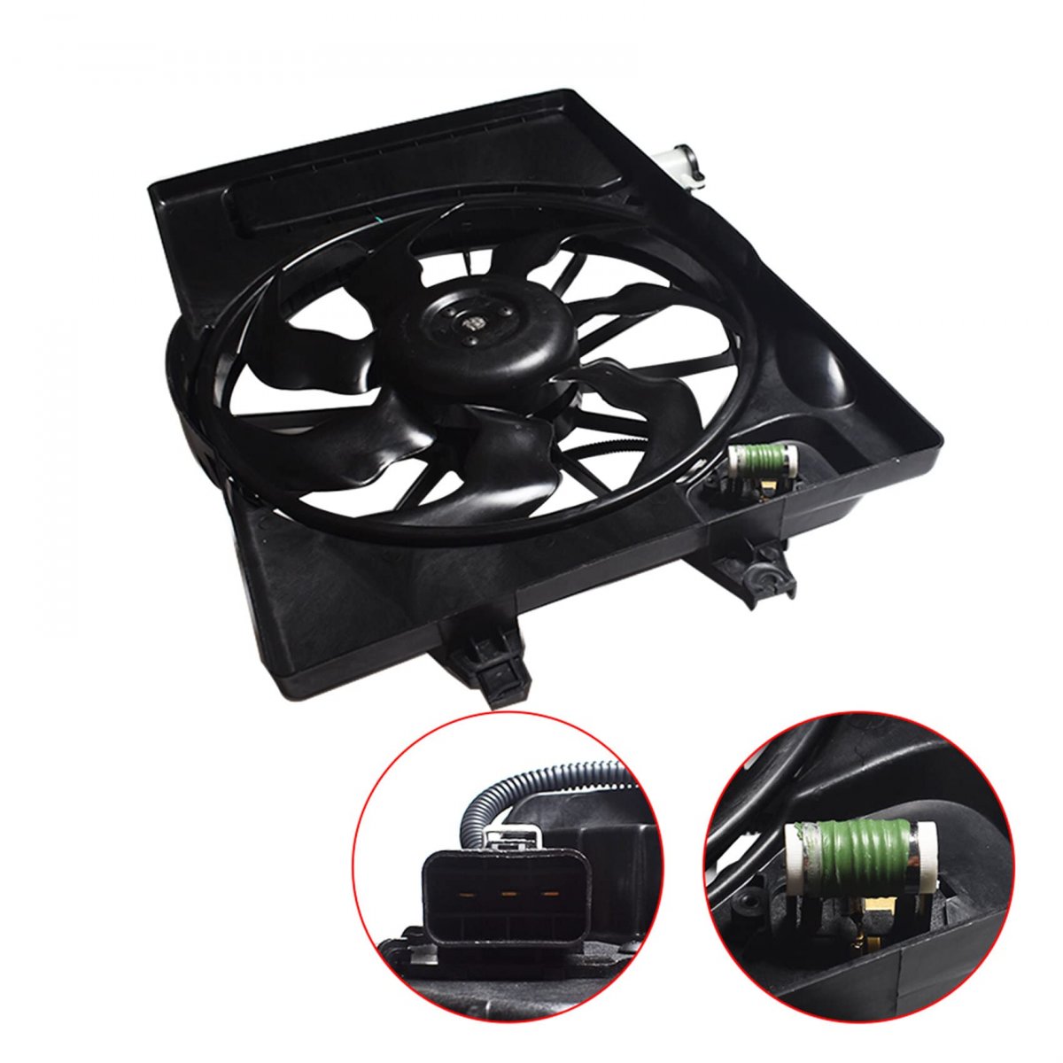 Condenser Radiator Cooling Fan Replacement For 2017-2018 Hyundai Elantra Gt