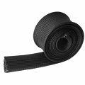 Heat Sleeve Fiberglass Adjustable Shield High Temp Black Colour 5ft-25mm 1 For Car Wire Loom Brake Line Cable Protection 