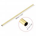 Uxcell Brass Round Tube 300mm Length 7mm Od 0 2mm Wall Thickness Seamless Straight Pipe Tubing 3 Pcs