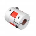 Uxcell 12mm To 14mm Shaft Plum Shaped Coupling Coupler 30mm Diameter 35mm Length