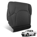 Front Lower Bottom Cloth Seat Cover For Nissan Frontier 2005-2019 Dark Gray 