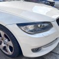 Hdirect 2pcs Auto Headlight Eyebrow Cover Trim Car Decoration Eyelids Compatible With Bmw 3 Series E92 E93 Lci 2010-2012 Glossy