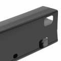 Ni1106176 Rear Bumper Reinforcement Steel Impact Face Bar Compatible With Nissan Sentra 2013-2019 Primered Black