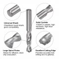 Uxcell Solid Carbide Drill Bit 6 4mm 0 252 Yg6x C3 Micro-grain Tungsten Jobber Twist Bits Straight Shank For Drilling Stainless