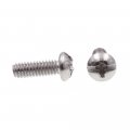 Prime-line Machine Screw Round Head Slotted Phillips Combo 8-32 X 1 2 In Grade 18-8 Stainless Steel Pack Of 100