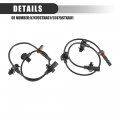 Uxcell 2pcs Rear Left Right Abs Sensor Wheel Speed No 57470stxa01 57475stxa01 For Acura Mdx 3 7l V6 2007-2013