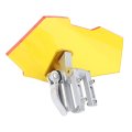 Motorcycle Extension Upgraded Adjustable Heightened Clip On Windscreen Spoiler Deflector For Yellow