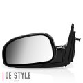 Hy1320143 Factory Style Driver Left Side Mirror Power Folding Adjust Heated Glass Compatible With Santa Fe 03-04 Paint To Match