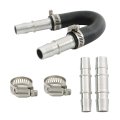 626-001 Upgrade Aluminum Engine Heater Core Bypass Kit With 5 8inch 3 4inch Hose Connectors Replacement For Most Common Hoses 