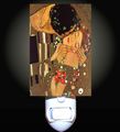 The Kiss Detail By Klimt Decorative Night Light Multicolored Acrylic Laser Cut Art With Bulb And On Off Switch 2 5 In X 3 