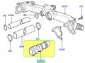 Land Rover Heater Water Hose Adaptor Range 03-05 M62 Jhc000081