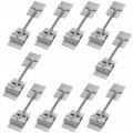 Red Hound Auto 10 Metal T-style Door Holder Entry Catches 6 Inch Long For Rv Trailer Camper Exterior Hold Hook Keeper Hardware 