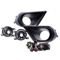 Fits 2014-2016 Subaru Forester Pair Fog Lights Clear Lens Wiring Kit Included