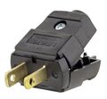 Leviton 017-00101-0ep Black 15 Amp Plug 