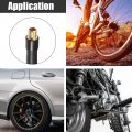 X Autohaux 80cm Threaded Tire Inflator Extension Hose Chuck Adapter Air Pump Tube Valve Connection Pipe For Car Truck Bike Mtb