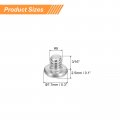 Uxcell 8-32x3 16 Pan Head Machine Screws 304 Stainless Steel 18-8 Screw Phillips Drive Fully Threaded Bright Finish Pack Of 50