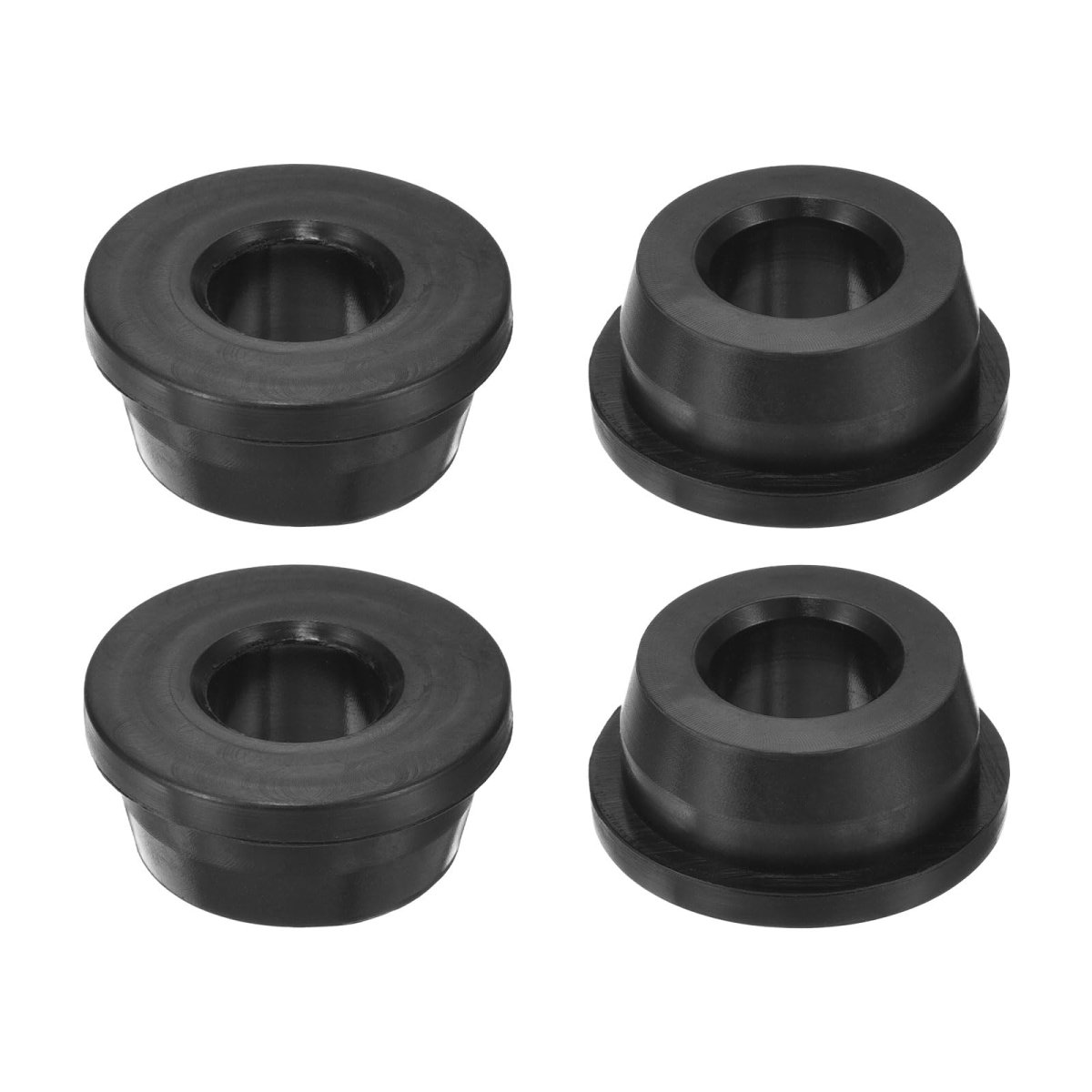 4pcs Rubber Grommets 23mm Drill Hole 12mm Id Top Hat Grommet Black Silicone Plug Gasket For Wiring Automotive