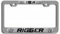 I M A Rigger Career 3d Metal License Plate Frame Universal Fit For Auto Suv And Truck Tag Holder 12 X 6 In Heavy Duty All 