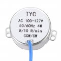 Uxcell Synchronous Motor Ac 100-127v 8-10rpm 50-60hz Ccw Cw 4w D Shaft