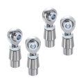 2 Pairs 5 8 Joints Rod End Kit Chrome Plated Steel Ends Right Left Hand Thread With Spacer Tube Adapters Jam Nuts For Traction 