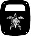Jeeptails Tribal Turtle Tortuga Tail Lamp Light Covers For Jeep Wrangler Tj And Yj Black Set Of 2 