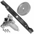 Caltric Spindle Assembly With Pulley Blade For Husqvarna Lt1538 Lth1342