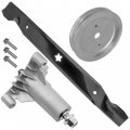 Caltric Spindle Assembly With Pulley Blade Compatible Husqvarna Lt1538 Lth1342
