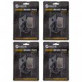 Niche Brake Pad Set For Husqvarna Wr 125 250 Bmw F800s F650 F800gs F650gs F700gs Ktm Triumph Front Rear Organic 4 Pack
