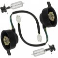 Caltric 2x Left And Right Headlight Socket Bulb Compatible With Yamaha Wolverine 450 Yfm450fx 2006-2010