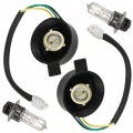 Caltric 2x Left And Right Headlight Socket Bulb Compatible With Yamaha Wolverine 450 Yfm450fx 2006-2010