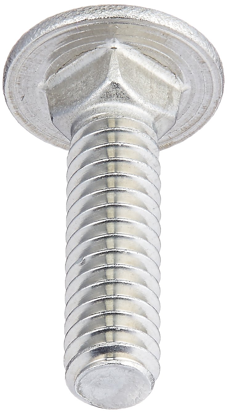 Stainless Steel Carriage Bolt 1 4 X In 50 Pack Model 832510 Silver Round Head Fully Threaded Fasteners