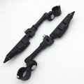 Smt-black Long Angled Adjustable Peg Mounting Kit Stiletto Shape Footpeg Compatible With V-star Roadstar Suzuki Boulevard 1-1 4