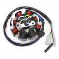 8 Pole Magneto Stator For Gy6 50cc 80cc Engines Full Wave Ac 88mm Diameter 5 Wire Mgh0706 Atm 