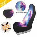 Goodold Galaxy Unicorn Car Seat Covers Set Of 2 Auto Fronts Protector High Stretch Back Easy Install Bucket Seat Cover For Suv