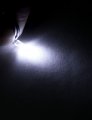 Aexit 30 Pcs 2 Terminals 3mm Clear Straw Hat White Led Lamp Light Emitting Diode Dc 5v-3v 0ae78011a224ee58fed948b66a1a2626