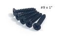 Oil Rubbed Bronze Wood Screws 9 X 1 Inch 24 Pack