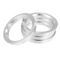 4pcs Od 72 6mm To Id 59 1mm Aluminum Alloy Car Hub Centric Rings Wheel Bore Center Spacer 
