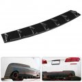 Universal Black Shark Fin Rear Bumper Diffuser For Cars 4pcs Spoilers Car Chassis Spoiler Wing Lip L