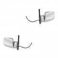 Side View Mirrors Power Chrome Pair Set For Chevy Gmc C K Suburban 