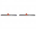 Kraft Tool Cc814mt Round End Walking Magnesium Float With 2-hole Multi Twist Bracket One Size Two Pack 