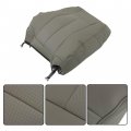 Waltyotur Driver Bottom And Top Leather Seat Cover Camel Gray Replacement For Expedition 2007-2015