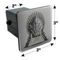 Game Of Thrones Iron Throne Icon Tow Trailer Hitch Cover Plug Insert