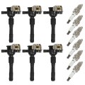 3-pins Ignition Coils And Spark Plugs 2002-2006 For Land Rover Freelander 2 5l 1999-2003 Bmw M5 4 9l V8 Uf300 6 With 6 Iridium