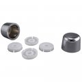 Plumb Pak Pp835-30pcl Universal Round Toilet Push-on Bolt Caps Polished Chrome 2 Count Pack Of 1 